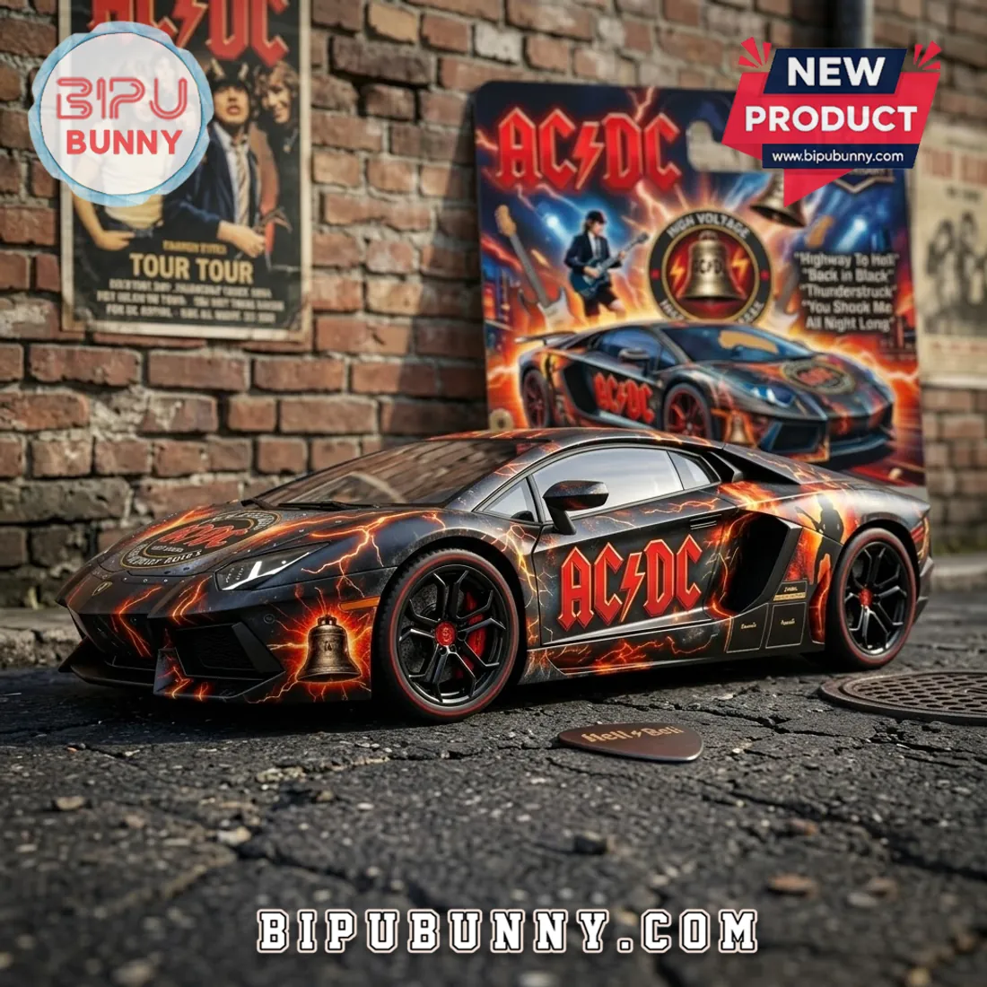 ACDC Lamborghini Aventador Diecast Model Car ACDC Lamborghini Aventador Diecast Model Car