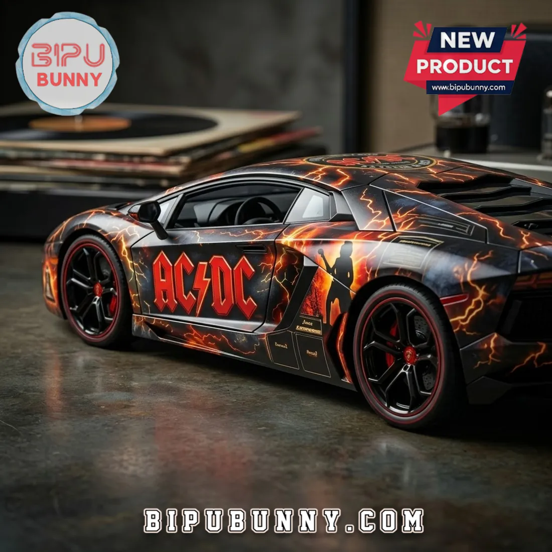 ACDC Lamborghini Aventador Diecast Model Car ACDC Lamborghini Aventador Diecast Model Car