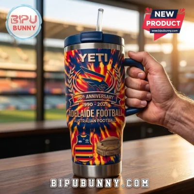 Adelaide Football Club 36th Anniversary Tie-Dye Stanley Tumbler