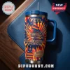 Adelaide Football Club 36th Anniversary tie-dye Stanley tumbler featuring team colors, logo, and commemorative text details.