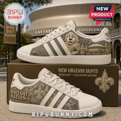 Adidas New Orleans Saints Who Dat Nation Casual Shoes