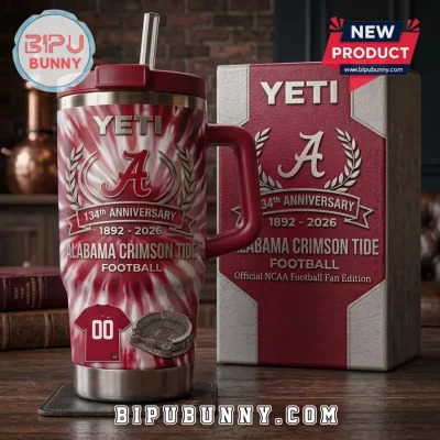 Alabama Crimson Tide 134th Anniversary YETI Tumbler