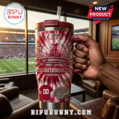 Alabama Crimson Tide 134th Anniversary YETI Tumbler