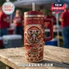 Alabama Crimson Tide 1892-2026 Stanley Tumbler 40oz with elephant mascot, sunset, beach graphics, and team slogans.