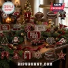 Alabama Crimson Tide Christmas Ornament Advent Calendar featuring miniature football helmets, jerseys, and stadium replicas.