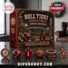 Alabama Crimson Tide Christmas Ornament Advent Calendar box featuring Bryant-Denny stadium imagery and 24 holiday trinkets.