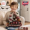 Alabama Crimson Tide Halloween Mascot Countdown Calendar featuring Big Al elephant figure, spooky castle, and pumpkins.