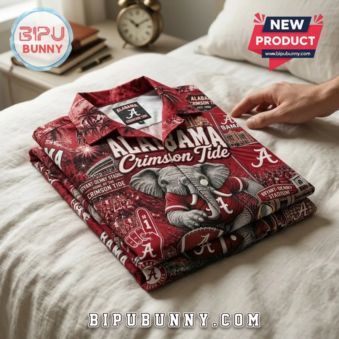 Alabama Crimson Tide NCAA Football Hawaiian Shirt Alabama Crimson Tide NCAA Football Hawaiian Shirt