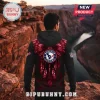 All NFL Teams Native Spirit Heritage 2026 Hoodie featuring Houston Texans logo, red feathers, and black fabric.