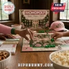 Alpha Kappa Alpha Collector Monopoly Board Game featuring branded pink and green game board, money, and custom tokens.