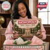 Alpha Kappa Alpha Collector Monopoly Board Game box featuring house imagery, pink roses, and branded sorority crest colors.