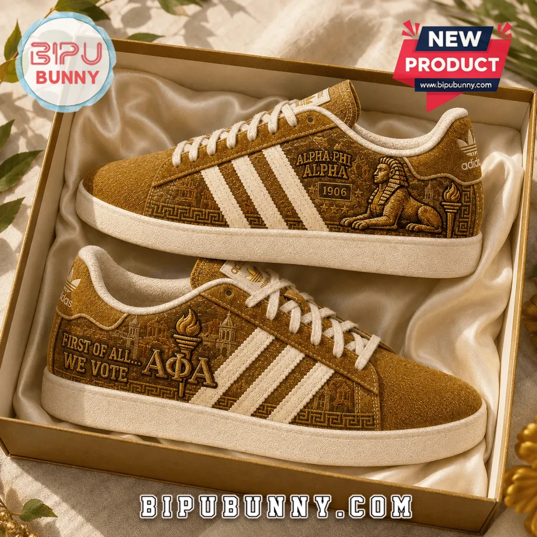 Alpha Phi Alpha Cornell University Gold Sneakers Alpha Phi Alpha Cornell University Gold Sneakers