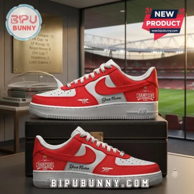 Arsenal FC 2026 Premier League Champions Custom Air Force 1