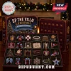 Aston Villa FC 24 Day Christmas Ornament Advent Calendar featuring claret and blue football-themed resin tree decorations.