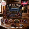 Aston Villa FC 24 Day Christmas Ornament Advent Calendar box featuring Villa Park and club-themed miniature decorations.