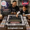 Baltimore Ravens Monopoly Collector Board Game with purple team theme, stadium game board, and custom player tokens.