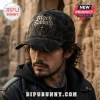 Black Sabbath Midnight Cathedral Camo Gothic Baseball Cap featuring a dark camouflage print and cathedral graphic design.