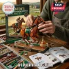 Blanton’s Kentucky Racing Heritage Building Set with brown brick horse figurine, display base, and instruction manual.
