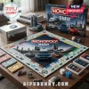 BMW Monopoly Collector Edition Board Game features a branded game board, miniature car tokens, dice, and custom play money.