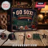 Boston Red Sox Christmas Ornament Advent Calendar box displaying Fenway Park art with five individual team ornaments.