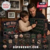 Boston Red Sox Christmas Ornament Advent Calendar box and twenty-four small baseball-themed festive holiday decorations.