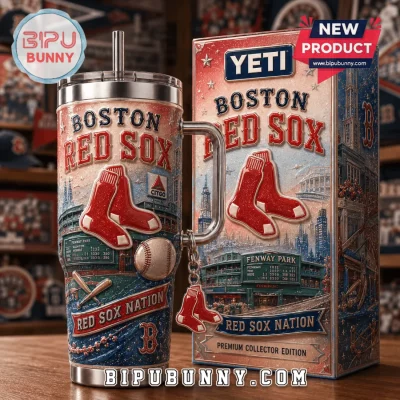 Boston Red Sox MLB 40oz YETI Tumbler With Handle