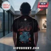 Breaking Benjamin Failure Black Baseball Jersey with number 26, red trim, and blue graphic print on the back.