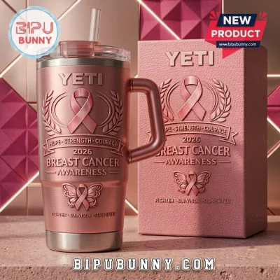 Breast Cancer Awareness 2026 YETI Stanley Tumbler