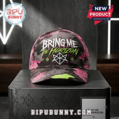 Bring Me The Horizon Neon Camo Logo Cap