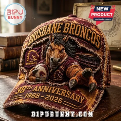 Brisbane Broncos 38th Anniversary Baseball Cap