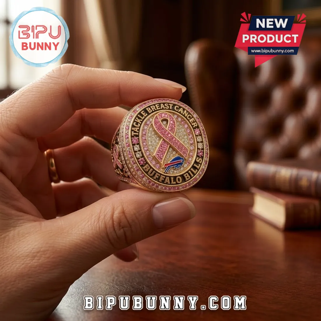 Buffalo Bills Breast Cancer Awareness Ring Buffalo Bills Breast Cancer Awareness Ring
