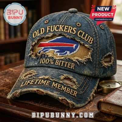 Buffalo Bills Distressed Denim Baseball Cap