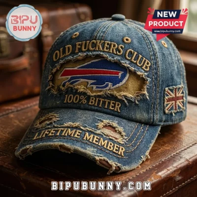 Buffalo Bills Distressed Denim Baseball Cap
