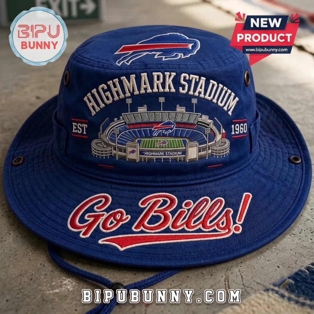 Buffalo Bills Highmark Stadium Boonie Hat Buffalo Bills Highmark Stadium Boonie Hat