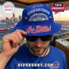 Buffalo Bills Highmark Stadium Boonie Hat in royal blue with embroidered stadium graphic and Go Bills text.
