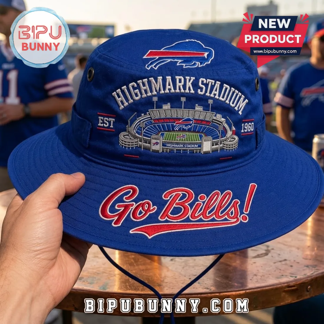 Buffalo Bills Highmark Stadium Boonie Hat Buffalo Bills Highmark Stadium Boonie Hat