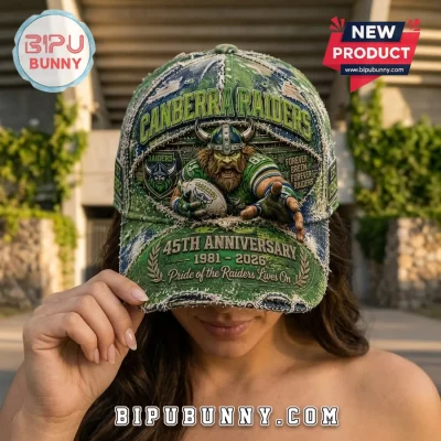 Canberra Raiders 45th Anniversary Viking Mascot Cap