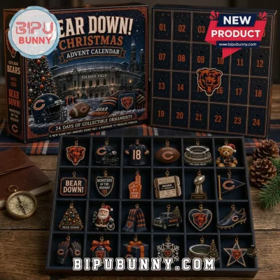 Chicago Bears 24 Days Ornament Advent Calendar