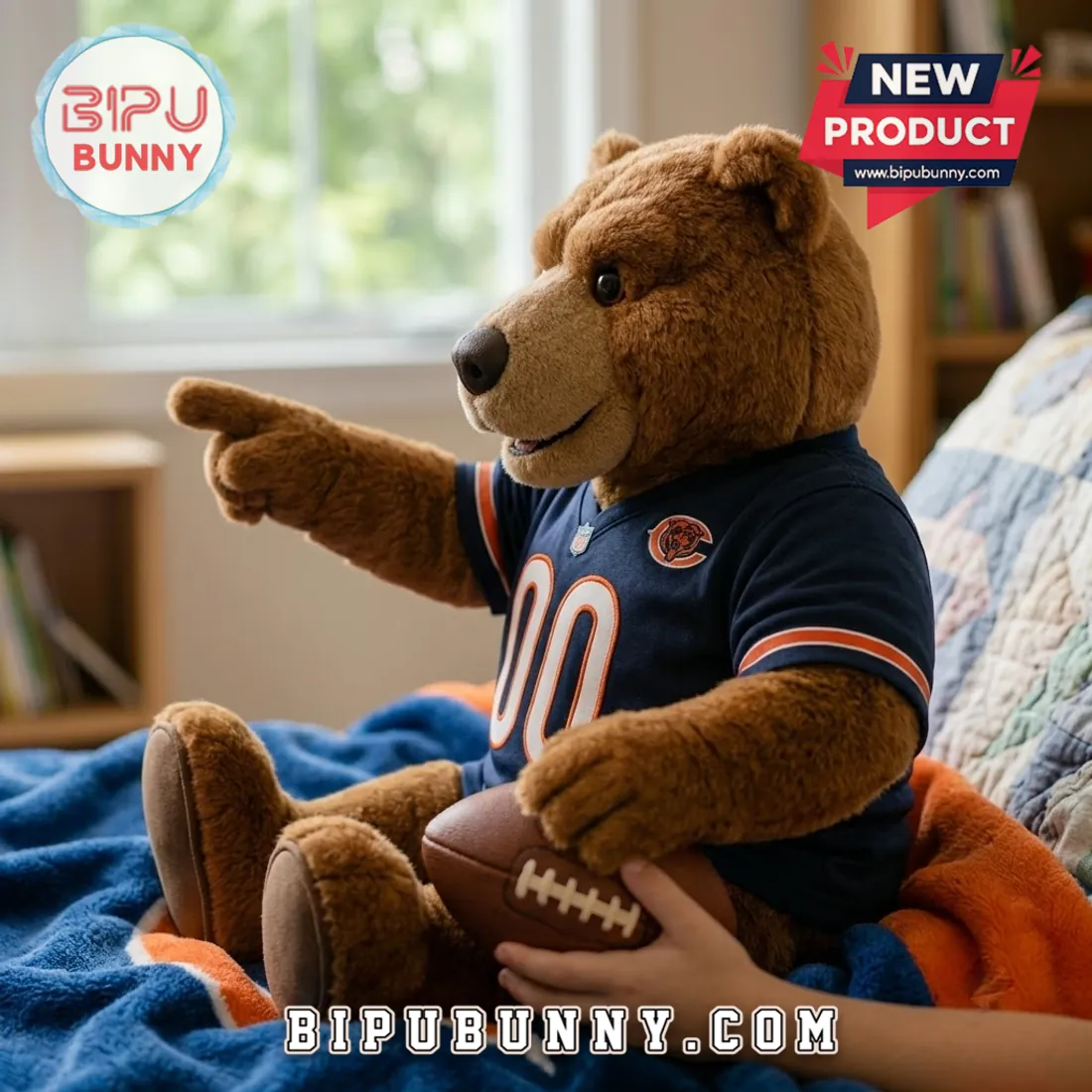 Chicago Bears Plush Teddy Bear Mascot Toy Chicago Bears Plush Teddy Bear Mascot Toy