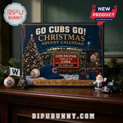 Chicago Cubs 24-Day Baseball Ornament Advent Calendar