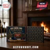Chicago Cubs 24-Day Baseball Ornament Advent Calendar featuring a holiday-themed ballpark scene on a wooden fireplace mantle.