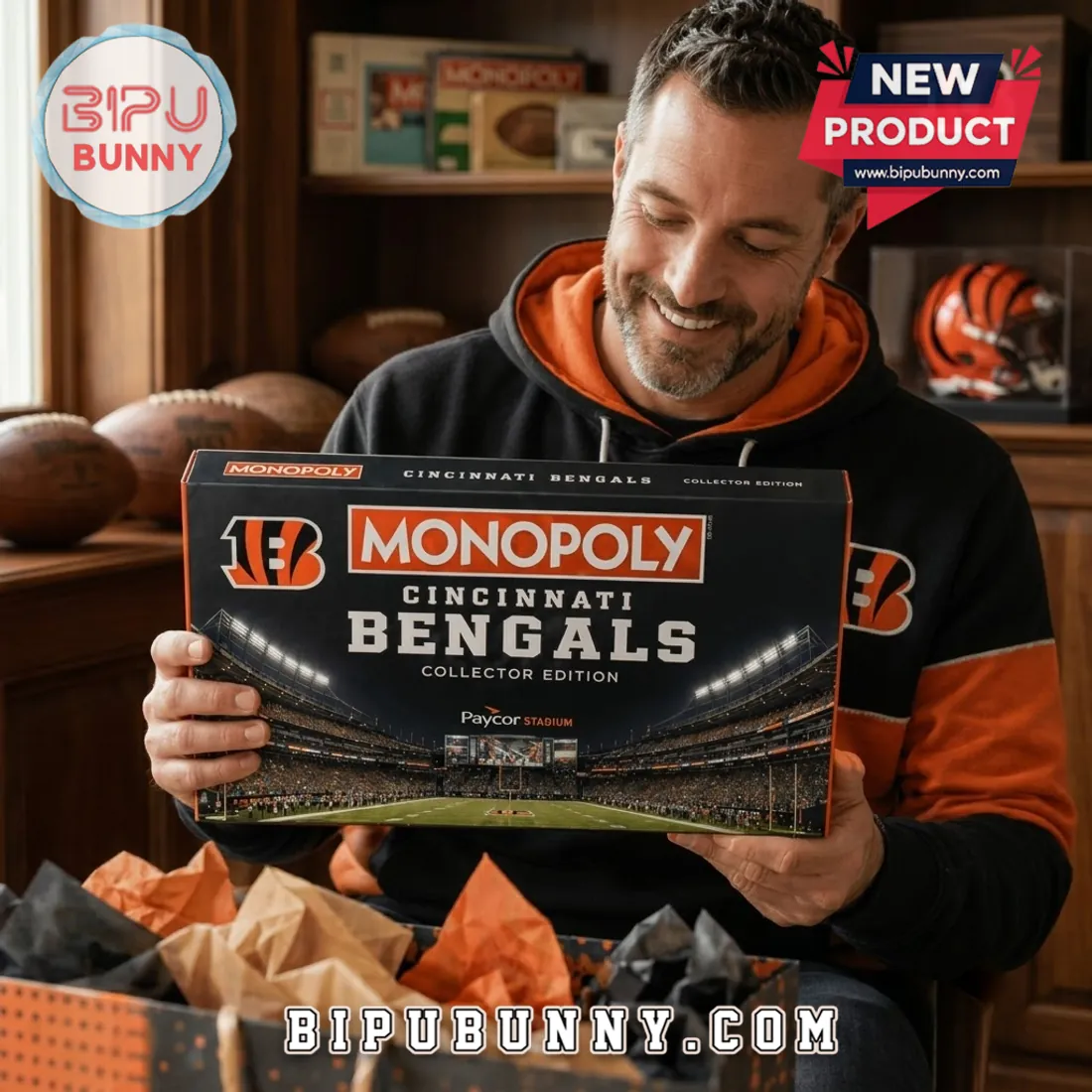 Cincinnati Bengals Monopoly Collector Board Game Cincinnati Bengals Monopoly Collector Board Game