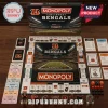 Cincinnati Bengals Monopoly Collector Board Game featuring team colors, a stadium board design, and themed game pieces.