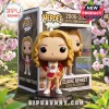 Claire Bennet Cheerleader Heroes 20th Anniversary Vinyl Figure wearing a red and white uniform standing in front of box.
