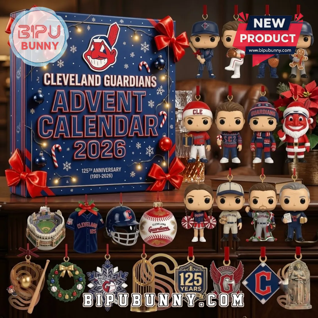Cleveland Guardians 125th Anniversary Advent Calendar 2026 Cleveland Guardians 125th Anniversary Advent Calendar 2026