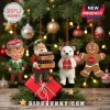 Coca-Cola 140th Anniversary 2026 Ornament Advent Calendar featuring miniature elf, Santa, polar bear, and gingerbread figures.