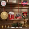 Coca-Cola 140th Anniversary 2026 Ornament Advent Calendar featuring miniature soda machines, glass bottles, and gold medals.