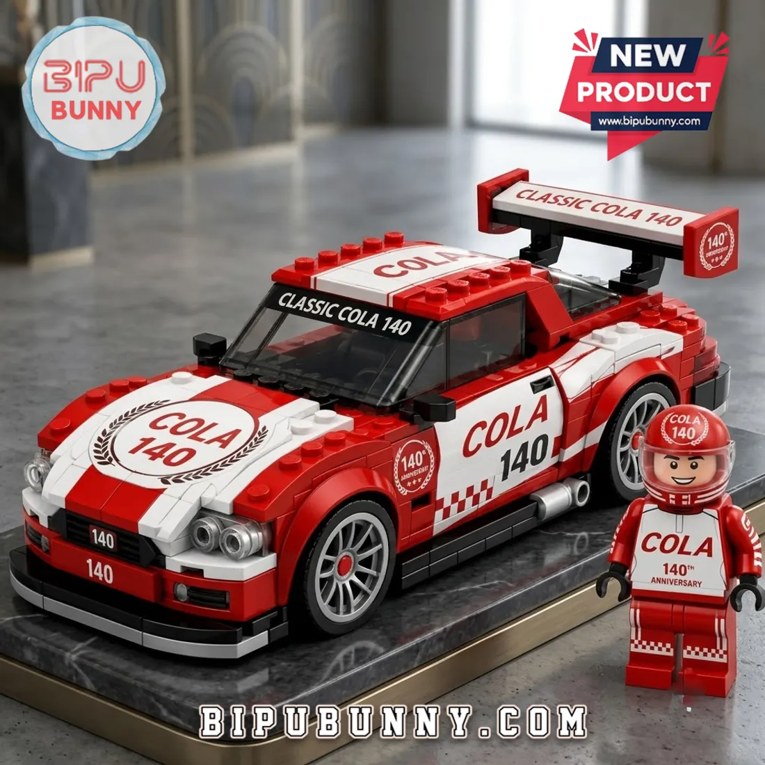 Cola 140 140th Anniversary Racing Car Construction Set Cola 140 140th Anniversary Racing Car Construction Set