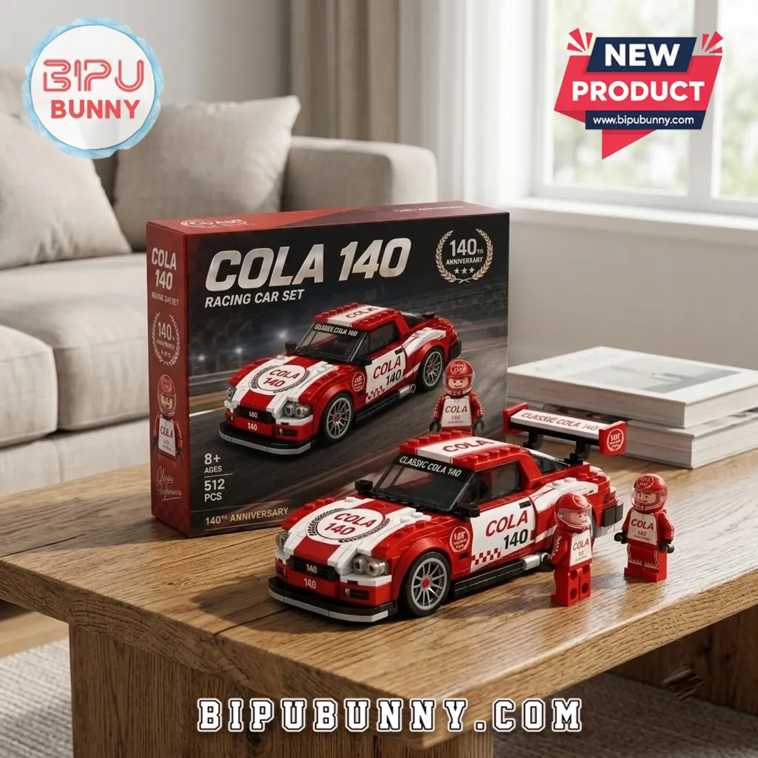 Cola 140 140th Anniversary Racing Car Construction Set Cola 140 140th Anniversary Racing Car Construction Set