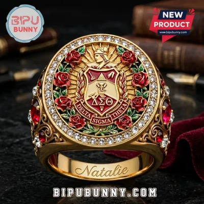 Custom Name Delta Sigma Theta Ring